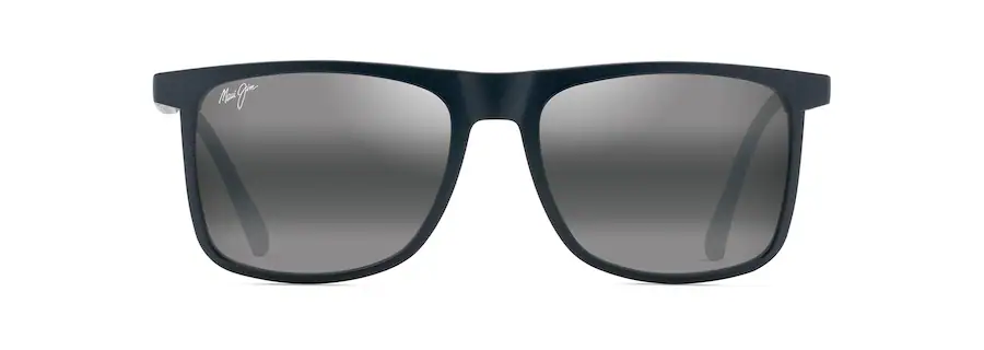 A pair of black square-framed sunglasses with dark tinted lenses, the perfect auto draft for your summer wardrobe.