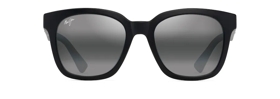 A pair of black, square-framed sunglasses with dark lenses, designed with sleek lines and modern style, perfect for an Auto Draft adventure.