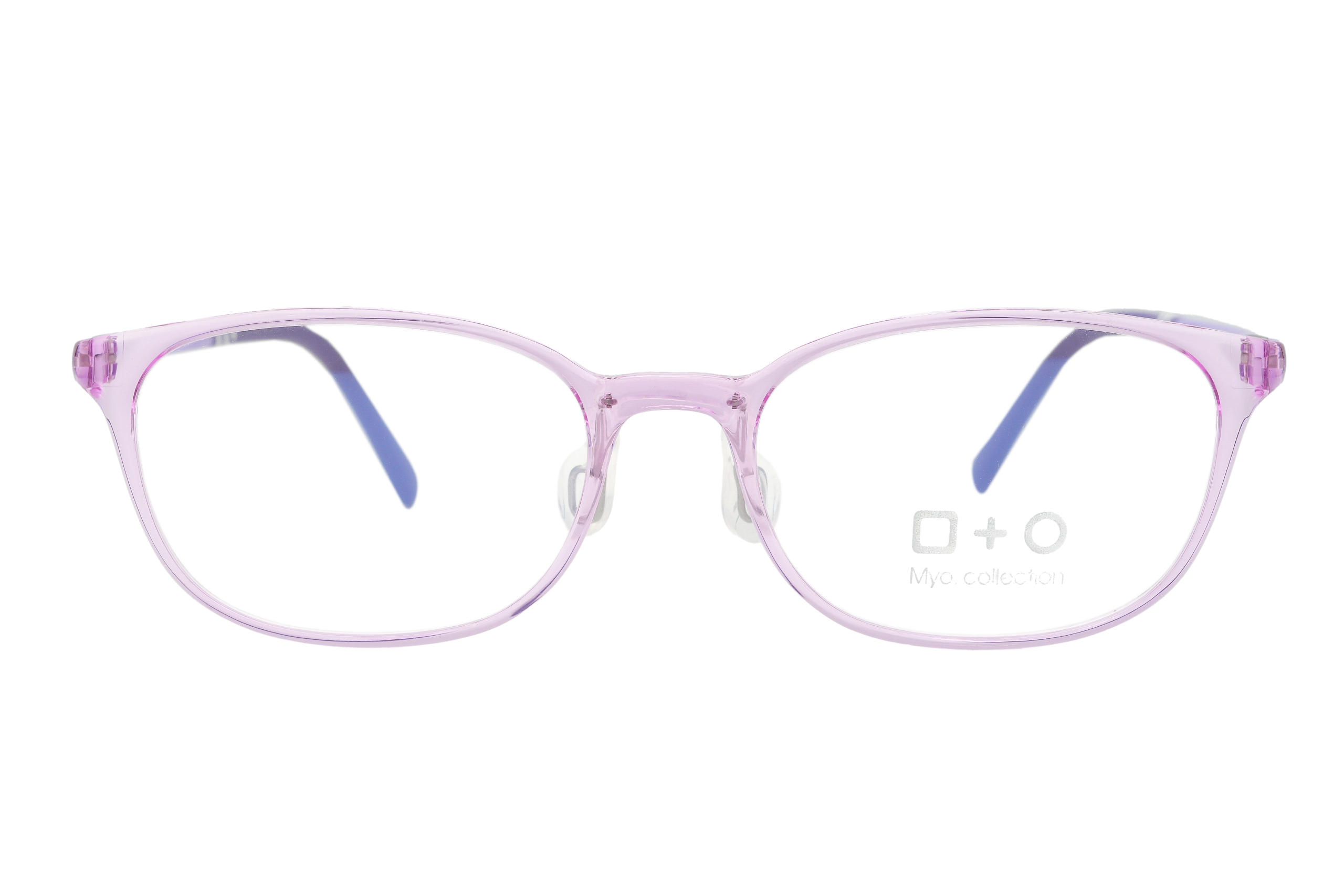 boys and girls eyewear pink transparent frame